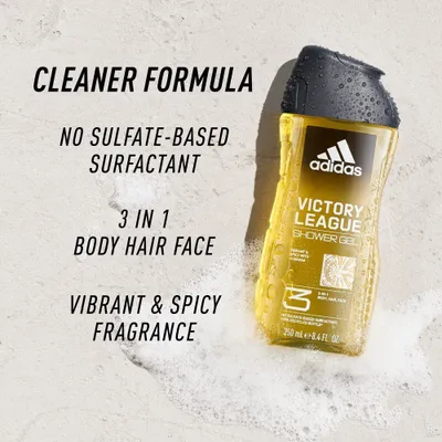 Xhel dushi Adidas Victory League, për burra, 400ml - 3