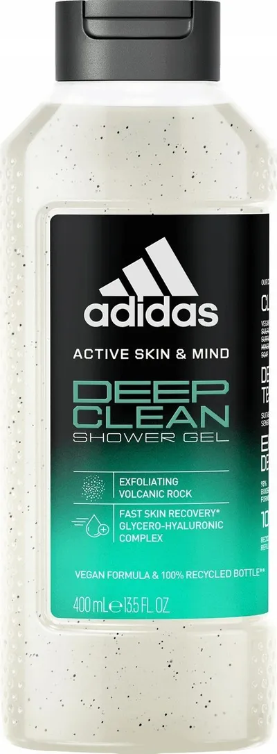 Xhel për dush për meshkuj Adidas Active Skin & Mind Deep Clean, 400ml - 4