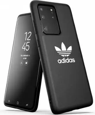 Mbështjellës Adidas OR Moulded Case për Samsung Galaxy S20 Ultra, i zi