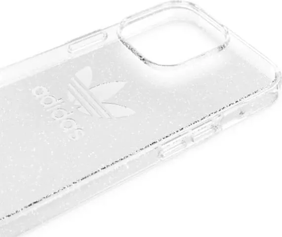 Mbështjellës Adidas OR për iPhone 13 Pro / 13 6.1", Glitter, Transparent, Silver - 2