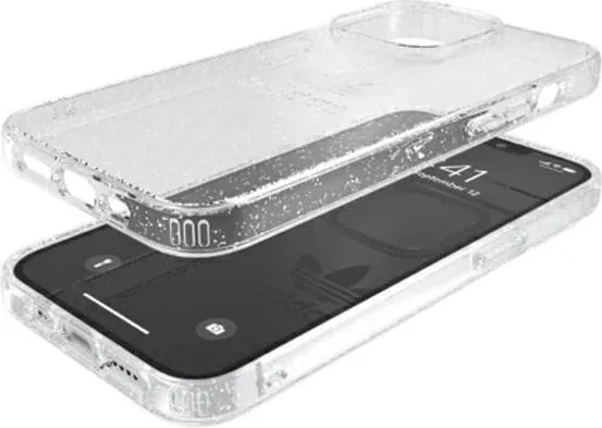 Mbështjellës Adidas OR për iPhone 13 Pro / 13 6.1", Glitter, Transparent, Silver - 4