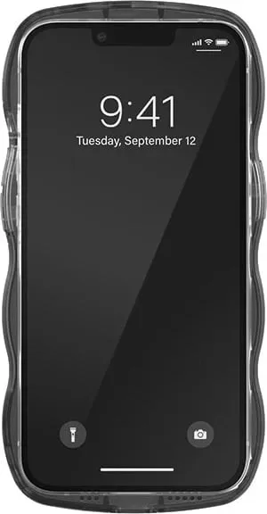 Mbështjellës Adidas OR Wavy për iPhone 13/13 Pro, 6.1", silikon, bardhë-transparente - 4