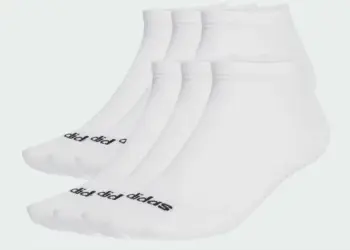 Çorape crew adidas unisex, të bardha