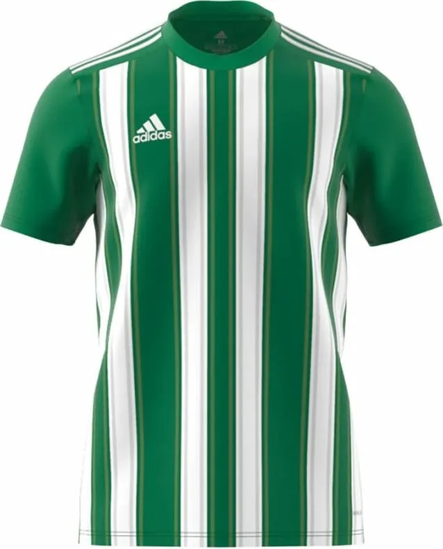 Fanellë adidas Striped 21 JSY M për meshkuj, e bardhë dhe e gjelbër - 1