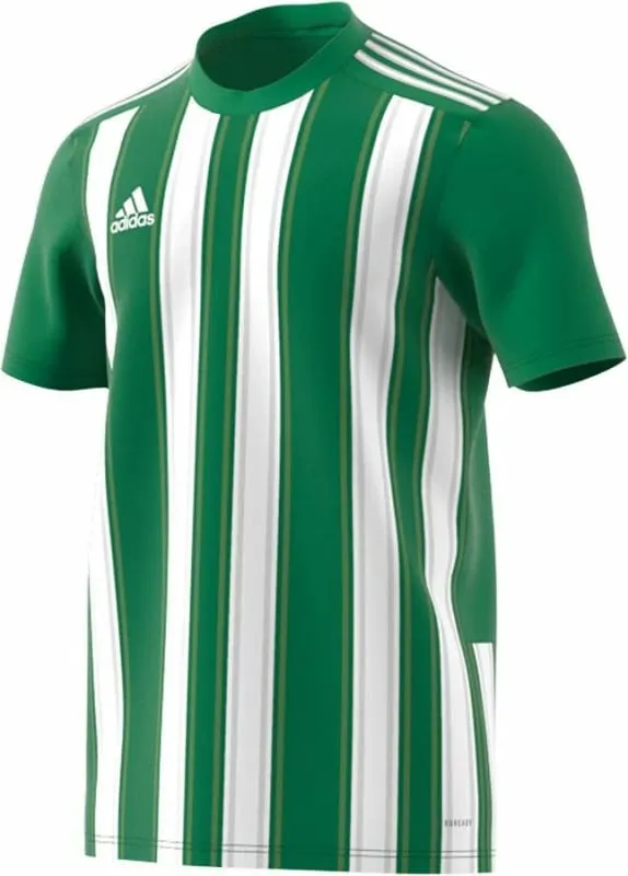 Fanellë adidas Striped 21 JSY M për meshkuj, e bardhë dhe e gjelbër - 2