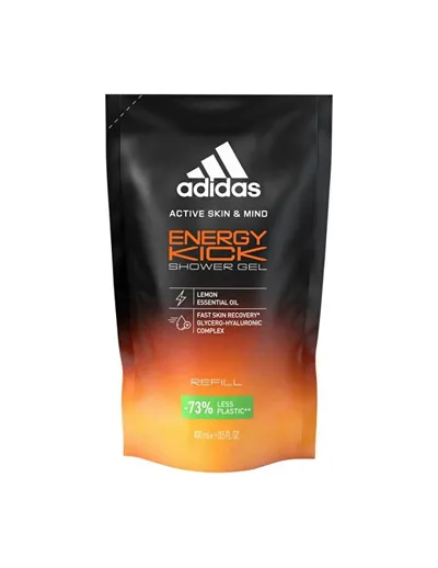 Xhel dushi për meshkuj Adidas Kick Energy, 400 ml - 1