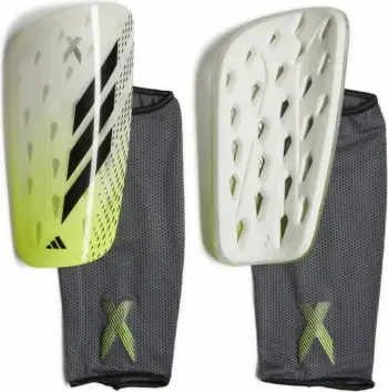 Mbrojtëse këmbësh adidas X SG League IA0841, për futboll, e bardhë e verdhë