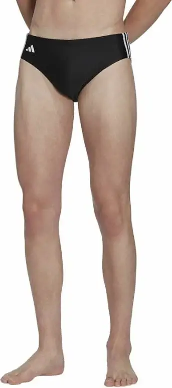 Rroba banje adidas 3 Stripes Trunk M HT2063, prerje e ngushtë, tharje e shpejtë, të zeza