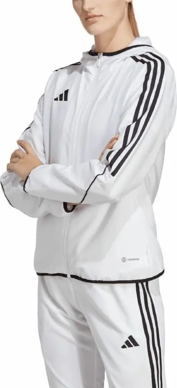 Jakne adidas për femra, të bardha - 4