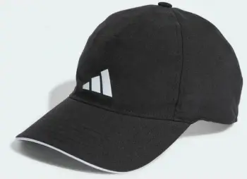 Kapelë adidas për stërvitje dhe vrapim, e zezë
