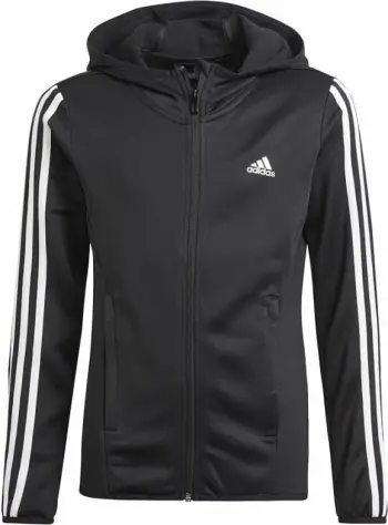 Bluzë me kapuç adidas Designed 2 Move Jr GN1462, poliestër, për vajza, e zezë