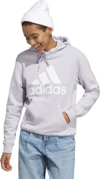Bluzë me kapuç Adidas Big Logo FT R HD IC6899, për femra, pambuk, e zezë