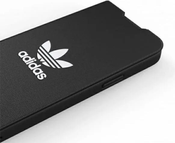Mbulesë libër për telefon Adidas OR Booklet Case BASIC FW21, për iPhone 13 Pro Max, lëkurë eko, e zezë - 3