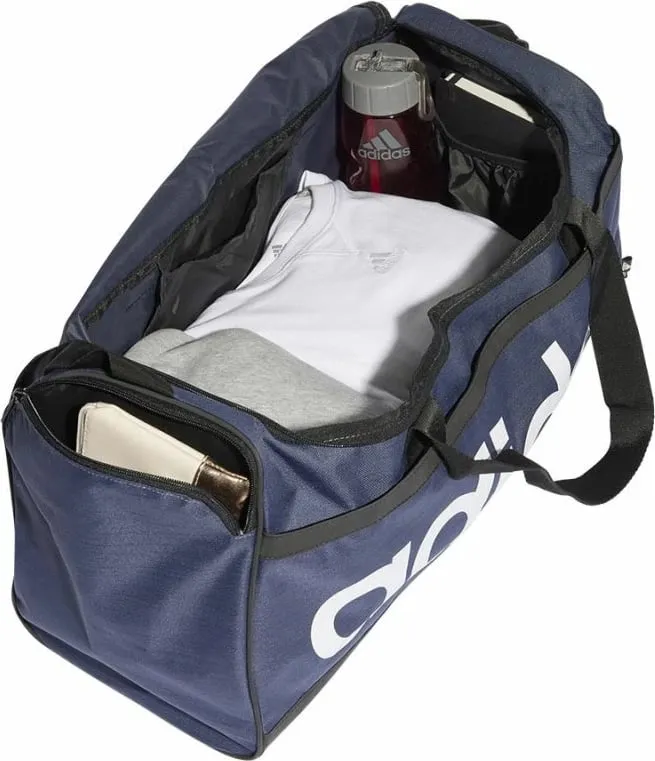 Çanta adidas Linear Duffel për meshkuj dhe femra, blu marine - 4