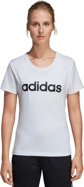 Maicë për femra Adidas D2m Lo Tee (DU2080), S, e bardhë