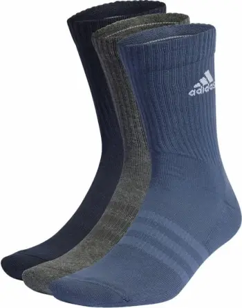 Çorape crew Adidas Performance Cushioned 3PP IY7763, paketim 3 palë, të bardha