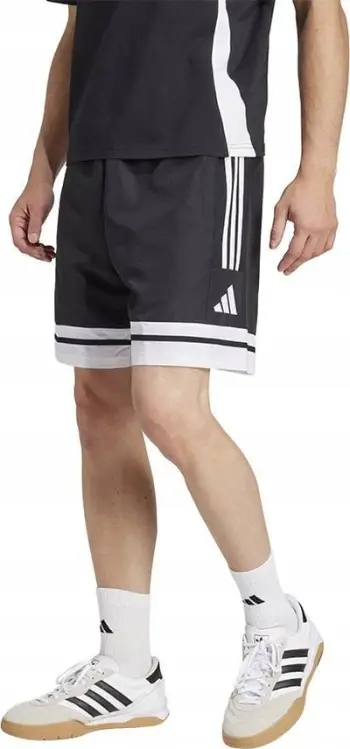 Pantallona të shkurtra futbolli adidas Squadra 25 M JD9274, teknologji Aeroready, poliester i ricikluar, blu