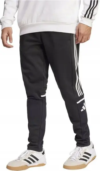 Pantallona dres adidas Squadra 25 Sweat Pant M JE2765, pambuk poliester, me xhepa me zinxhir, të zeza