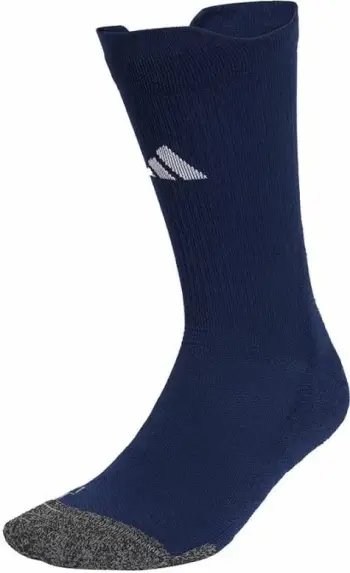 Çorape futbolli Adidas Football Crew Socks Cushioned JW3434, të larta, të jastëkuara, blu e errët