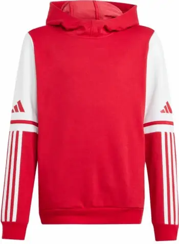 Bluzë me kapuç Adidas Squadra 25 Jr JD4805, për fëmijë, pambuk 70%, blu