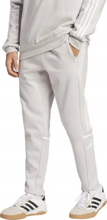 Pantallona doku adidas Squadra 25 Sweat Pant M JD2962, xhepa me zinxhir, të zeza
