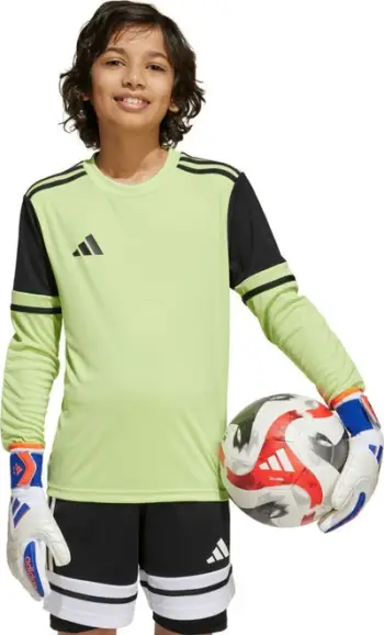 Fanellë portieri adidas Squadra 25 Jr, mëngë të gjata, Aeroready, e gjelbër