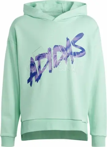Bluzë me kapuç Adidas D Hoody Jr HR5825, pambuk, për fëmijë, e zezë