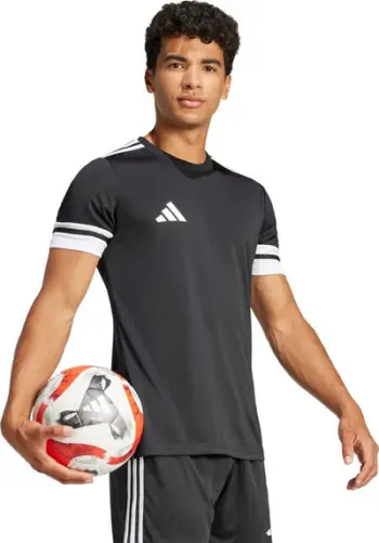 Bluzë sportive adidas Squadra 25 M JG5832, për meshkuj, poliester i ricikluar, e zezë