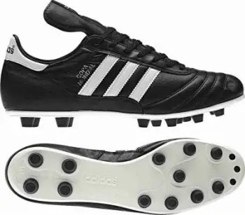 Këpucë futbolli adidas Copa Mundial FG 015110, lëkurë natyrale, për bar të fortë, të zeza