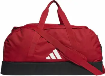 Çantë sportive Adidas Tiro Duffel Bag BC L IB8656, madhësi e madhe, poliestër, e kuqe
