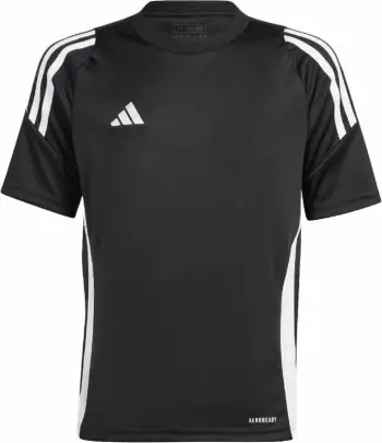 Fanellë futbolli për fëmijë adidas Tiro 24, e bardhë me të zeza
