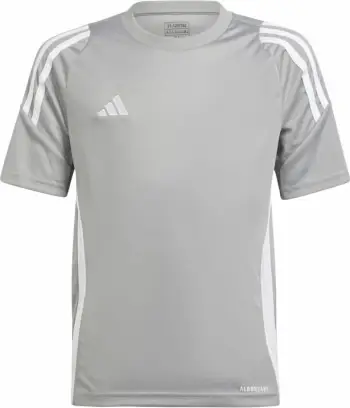 Fanellë stërvitore për fëmijë adidas, gri