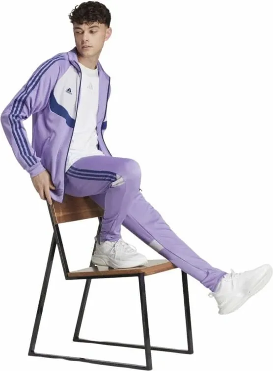 Pantallona sportive për meshkuj adidas, vjollcë - 4