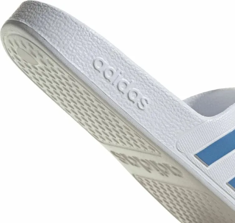 Papuqe për not adidas Adilette Aqua, të bardha dhe blu - 3