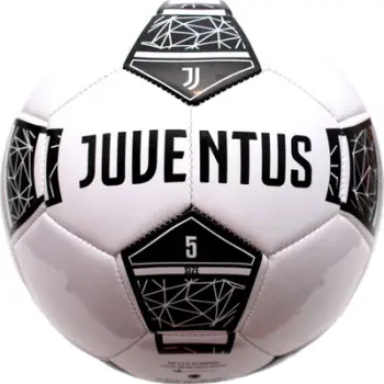 Top futbolli Juventus Torino Official Licensed 134007, madhësia 5, material TPU, i bardhë e zi