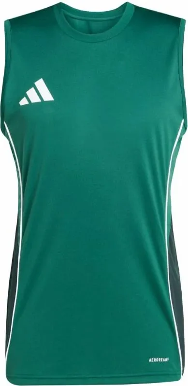 Fanellë pa mëngë për meshkuj adidas, e gjelbër - 1