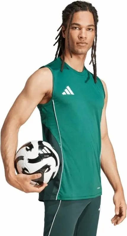Fanellë pa mëngë për meshkuj adidas, e gjelbër - 4