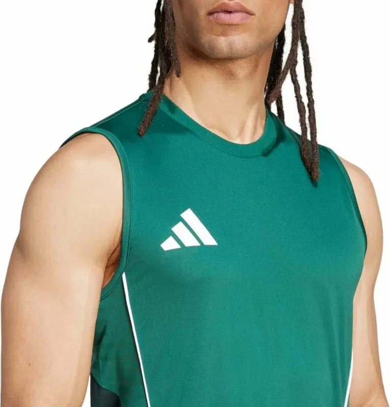 Fanellë pa mëngë për meshkuj adidas, e gjelbër - 5