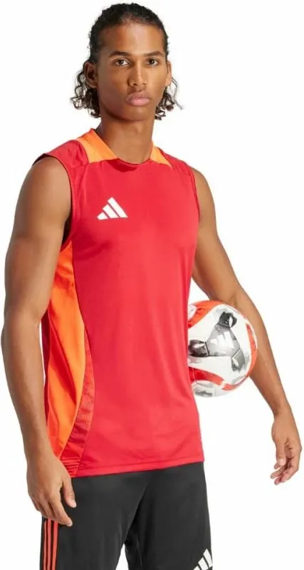 Fanellë pa mëngë për meshkuj adidas, e kuqe - 5