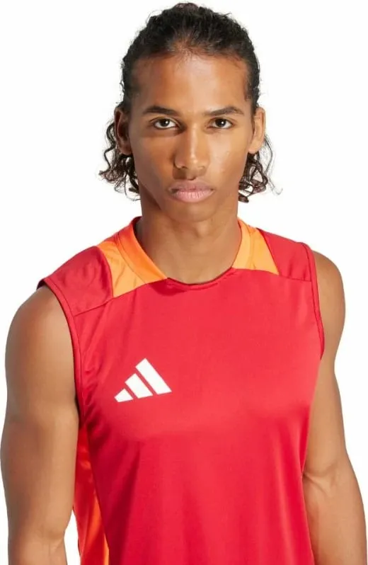 Fanellë pa mëngë për meshkuj adidas, e kuqe - 6