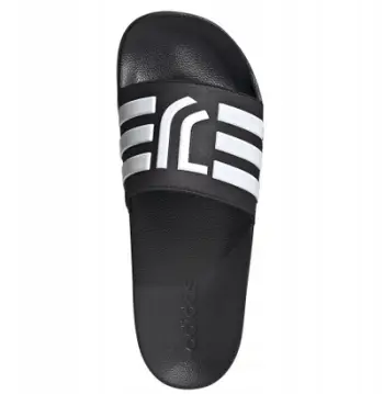 Shapka Adidas Adilette Shower Juventus M JS4862, Cloudfoam, për meshkuj, të zeza