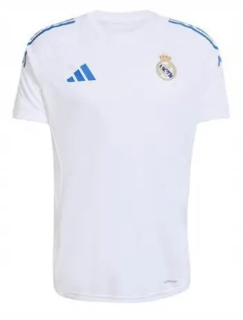 Fanellë stërvitje Adidas Real Madrid 2025 2026 për meshkuj, AEROREADY, e bardhë