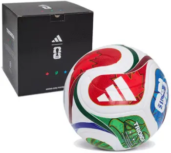 Top futbolli adidas World Cup 26 Trionda Club JD8028, TPU, për bar natyral, i bardhë