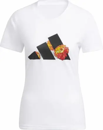 Bluzë Adidas IWD GTW HA6659, pambuk përzierje, për femra, e bardhë