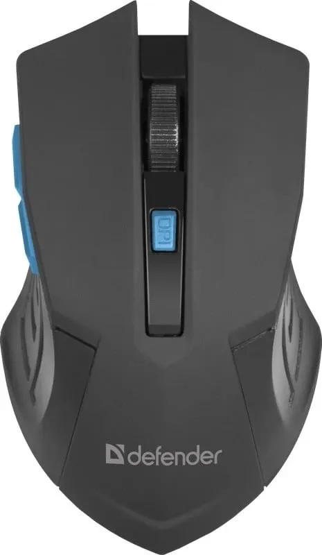 Maus Defender Accura, wireless, USB, i zi dhe i kaltërt - 2