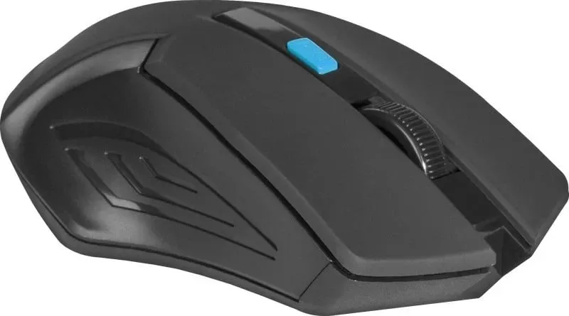 Maus Defender Accura, wireless, USB, i zi dhe i kaltërt - 4