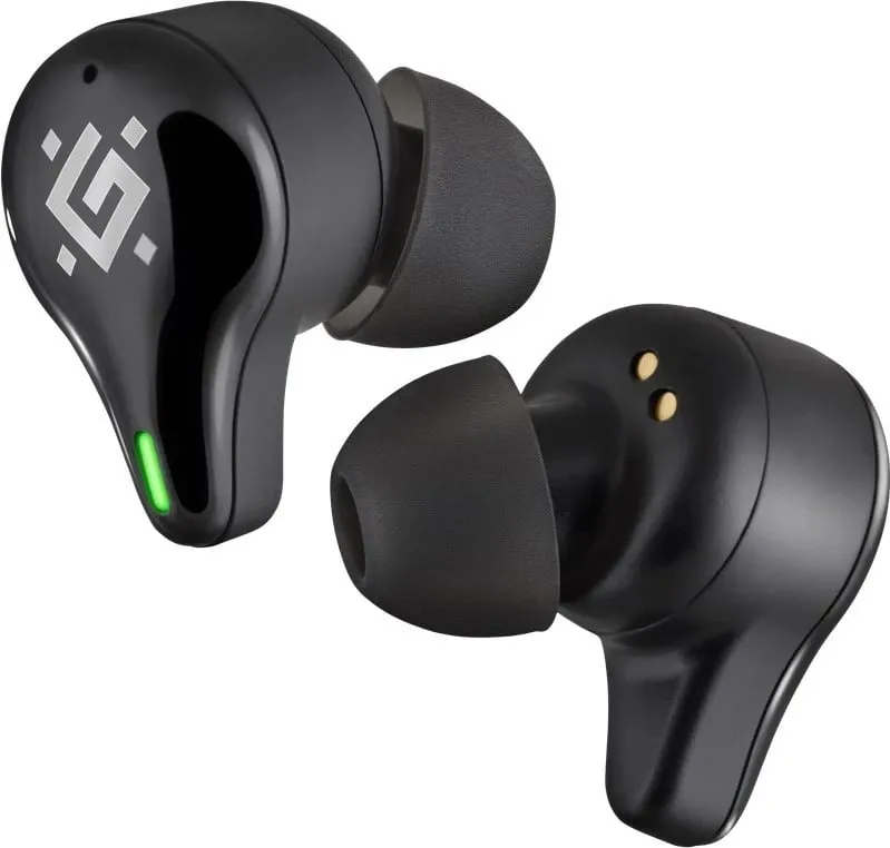 Kufje Defender Cyberdots 250 Bluetooth Gaming, të zeza - 1