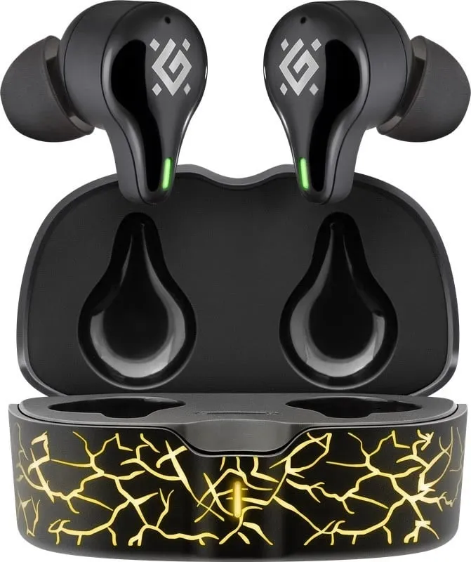 Kufje Defender Cyberdots 250 Bluetooth Gaming, të zeza - 5
