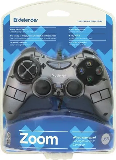 Kontroller Defender Zoom, me kabllo, i hirtë - 2