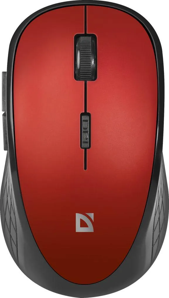 Maus Defender Hit, wireless, USB, i zi dhe i kuq - 1
